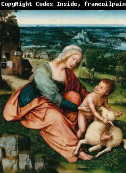 Quentin Matsys Madonna and Child with the Lamb.